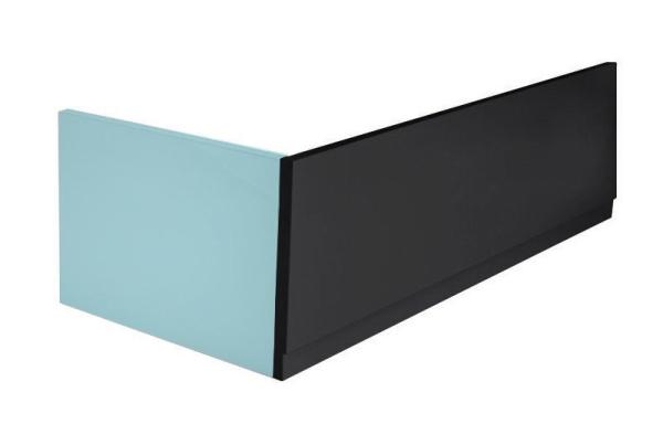 PLAIN panel čelní 150x59cm, černá mat, pravý