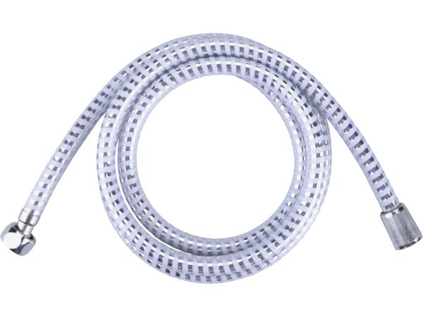 VIKING 630223 - hadice sprchová, stříbrný pruh, 180cm, PVC
