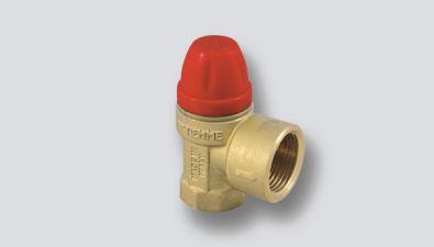 TIEMME 1/2" x 3/4" pojistný ventil, T = 120°C, 250 kPa (TM1919G0504025)