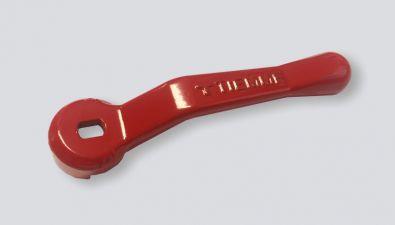 TIEMME 1/2" - 3/4" červená hliníková páka SCIROCCO (TM2091R0004)