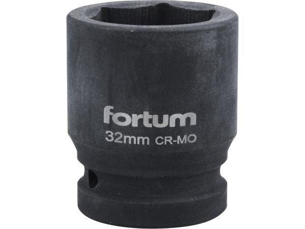 FORTUM 4703032 - hlavice nástrčná rázová 3/4", 32mm, L 54mm