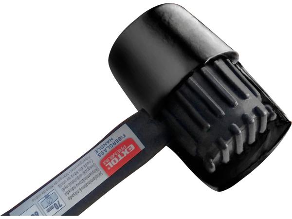 EXTOL PREMIUM 8811105 - palička pryžová černá, průměr 80mm