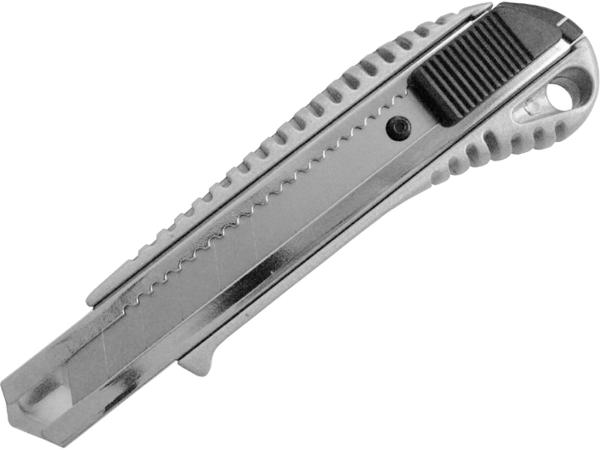 EXTOL CRAFT 80049 - nůž ulamovací celokovový s výztuhou, 18mm, Auto-lock