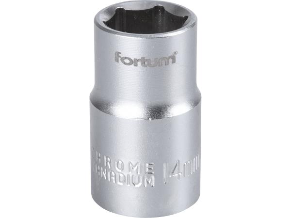 FORTUM 4700414 - hlavice nástrčná 1/2", 14mm, L 38mm