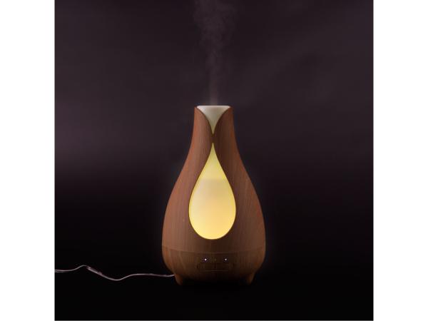 Nature7 569613 - aroma difuzér TULIP, osvěžovač a zvlhčovač vzduchu, imitace světlého dřev
