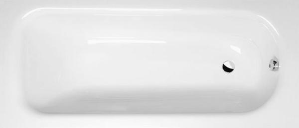 LAURA obdélníková vana 160x70x39cm, bílá (24611)