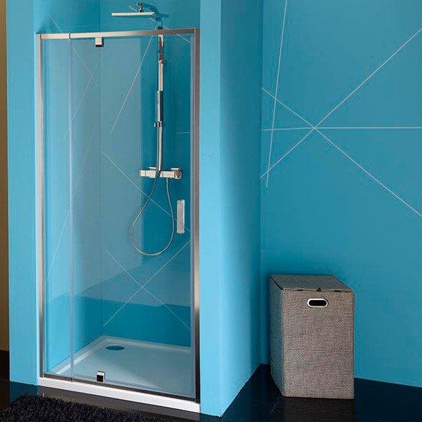 EASY LINE sprchové dveře otočné 760-900mm, čiré sklo (EL1615)