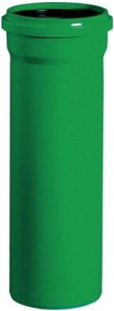 OSMA Trubka plastová odpadní PPKGEM DN 125, L 1000 venkovní zelená-