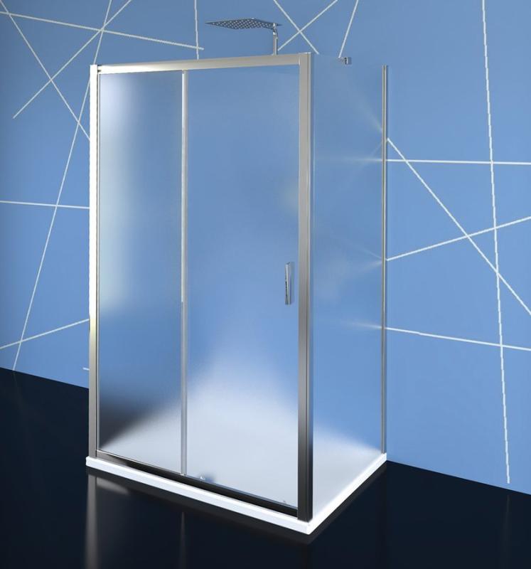 EASY LINE třístěnný sprchový kout 1100x1000mm, L/P varianta, Brick sklo (EL1138EL3438EL3438)