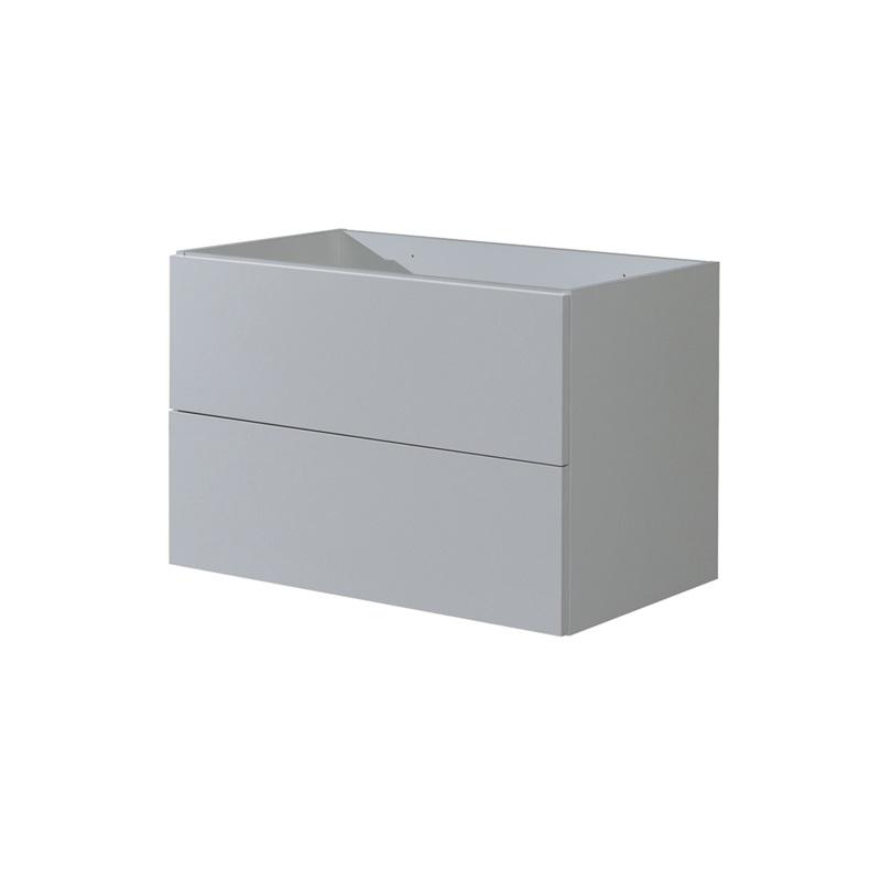 MEREO MP5070 Aira, koupelnová skříňka 81 cm, bílá, dub, šedá