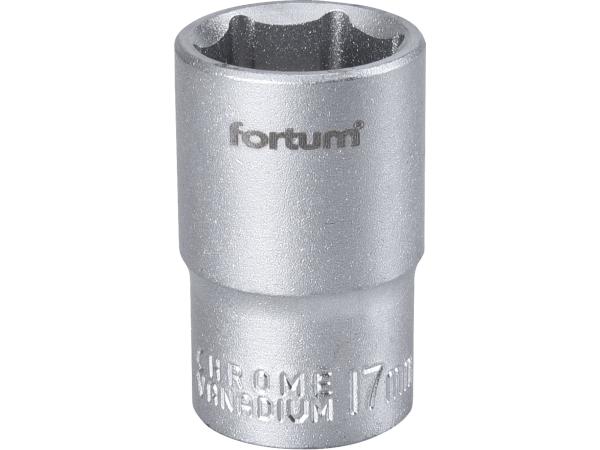 FORTUM 4700417 - hlavice nástrčná 1/2", 17mm, L 38mm