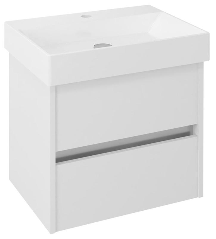 NIRONA umyvadlová skříňka 57x51,5x43 cm, bílá (NR060-3030)