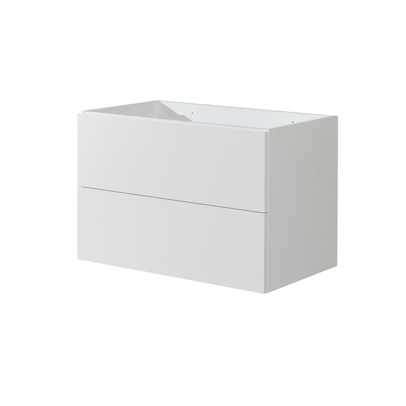 MEREO MP5070 Aira, koupelnová skříňka 81 cm, bílá, dub, šedá