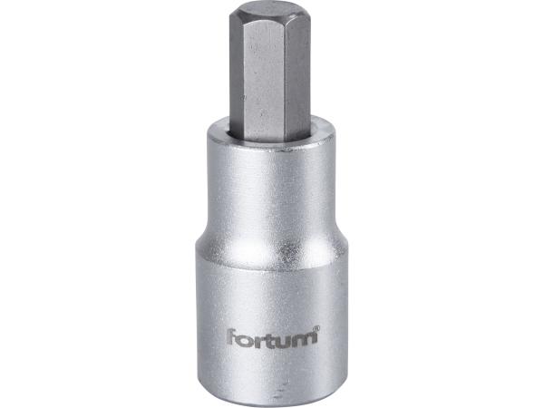 FORTUM 4700610 - hlavice zástrčná 1/2" imbus, H 10, L 55mm