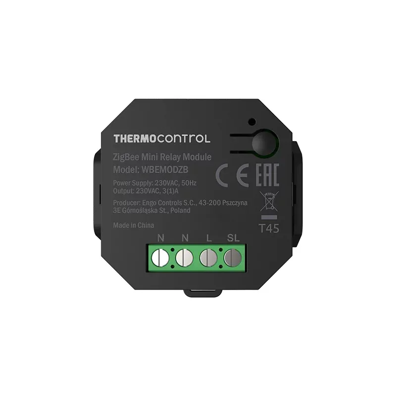 THERMO CONTROL TC MOD700 - Reléový modul ZigBee pro centrální svorkovnici