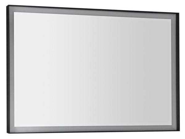 SORT LED podsvícené zrcadlo 100x70cm, matná černá (ST100)