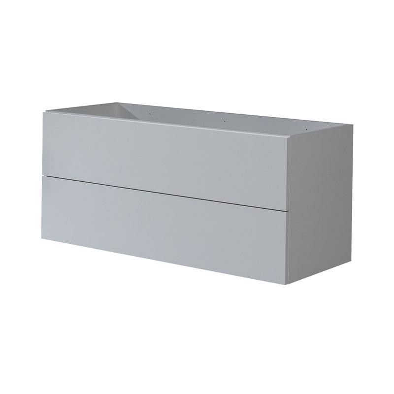 MEREO MP5072 Aira, koupelnová skříňka 121 cm, bílá, dub, šedá