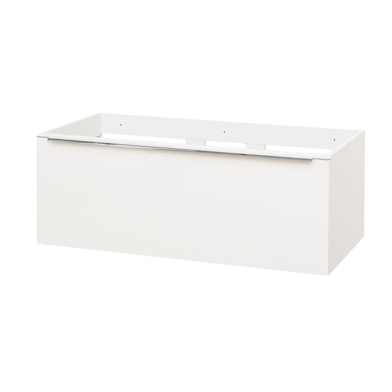 MEREO MP6479 Mailo, koupelnová skříňka 101 cm, bílá, dub, antracit