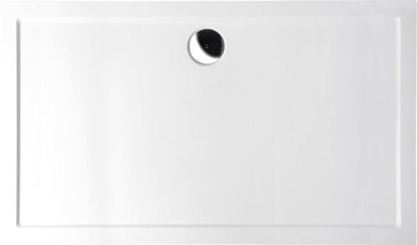 KARIA sprchová vanička z litého mramoru, obdélník 120x80x4cm, bílá (48511)
