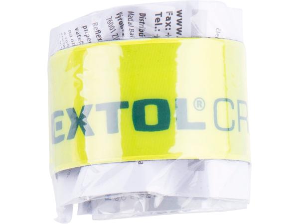 EXTOL CRAFT 97270 - náramek reflexní žlutý, 340x30mm
