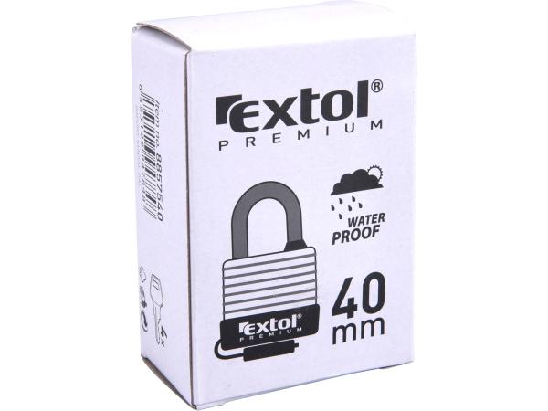 EXTOL PREMIUM 8857540 - zámek visací voděodolný, 40mm
