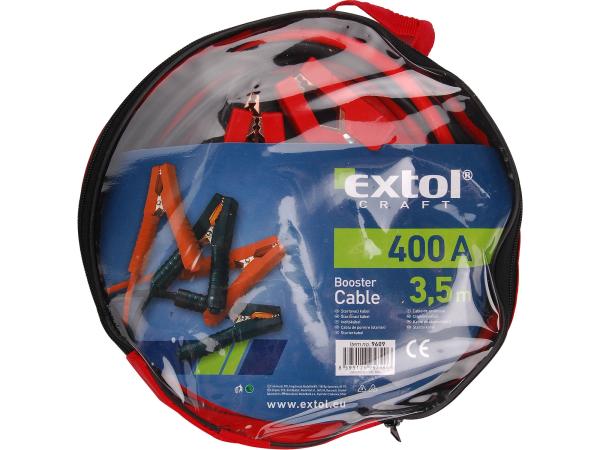 EXTOL CRAFT 9609-R - POŠK. OBAL kabel startovací, 400A