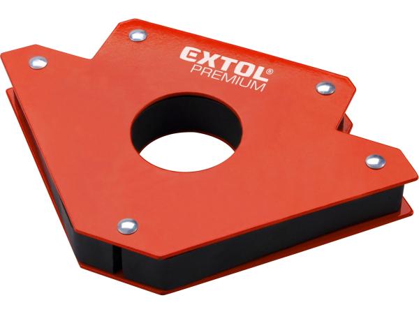 EXTOL PREMIUM 8815190 - magnet-úhelník svařovací, 45°-90°-135°, nosnost do 34kg