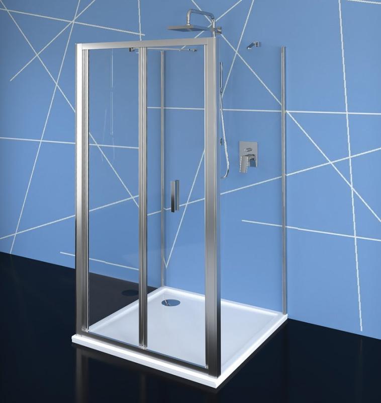 EASY LINE třístěnný sprchový kout 700x700mm, skládací dveře, L/P varianta, čiré sklo (EL1970EL3115EL