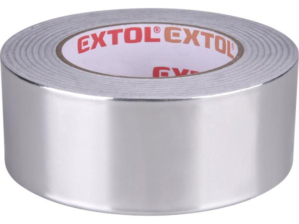 EXTOL PREMIUM 8856332 - páska lepící ALU, hliníková, 50mm x 50m tl. 0,03mm, akryl. lepidlo