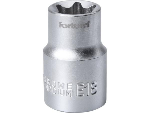 FORTUM 4700703 - hlavice nástrčná vnitřní TORX 1/2", E 18, L 38mm