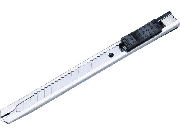 EXTOL CRAFT 80043 - nůž ulamovací celokovový nerez, 9mm, Auto-lock