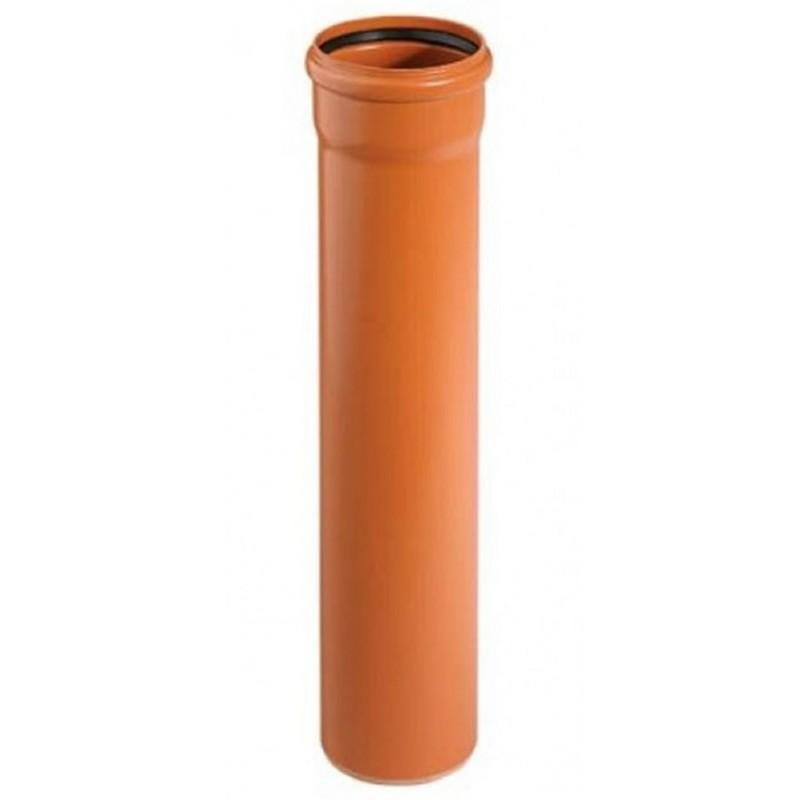 OSMA Trubka plastová odpadní KGEM DN 100, L 3000 venkovní oranžová-