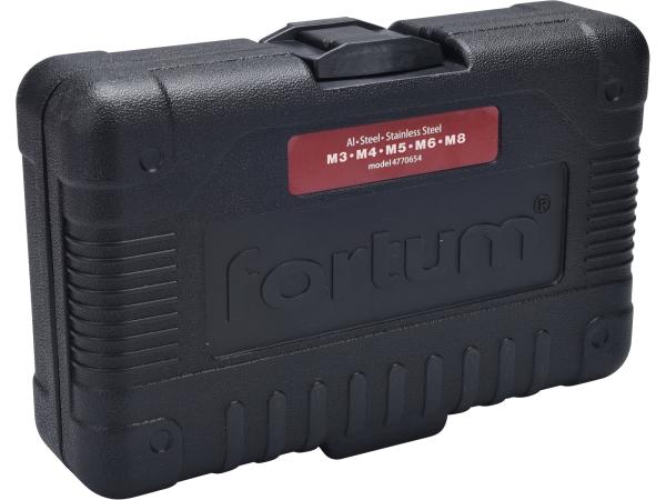 FORTUM 4770654 - nástavec nýtovací na vrtačku, pro nýtovací matice M3-M8, CrMoV