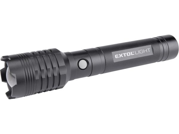 EXTOL LIGHT 43136 - svítilna 4000lm COB, zoom, USB nabíjení s powerbankou, 60W COB LED