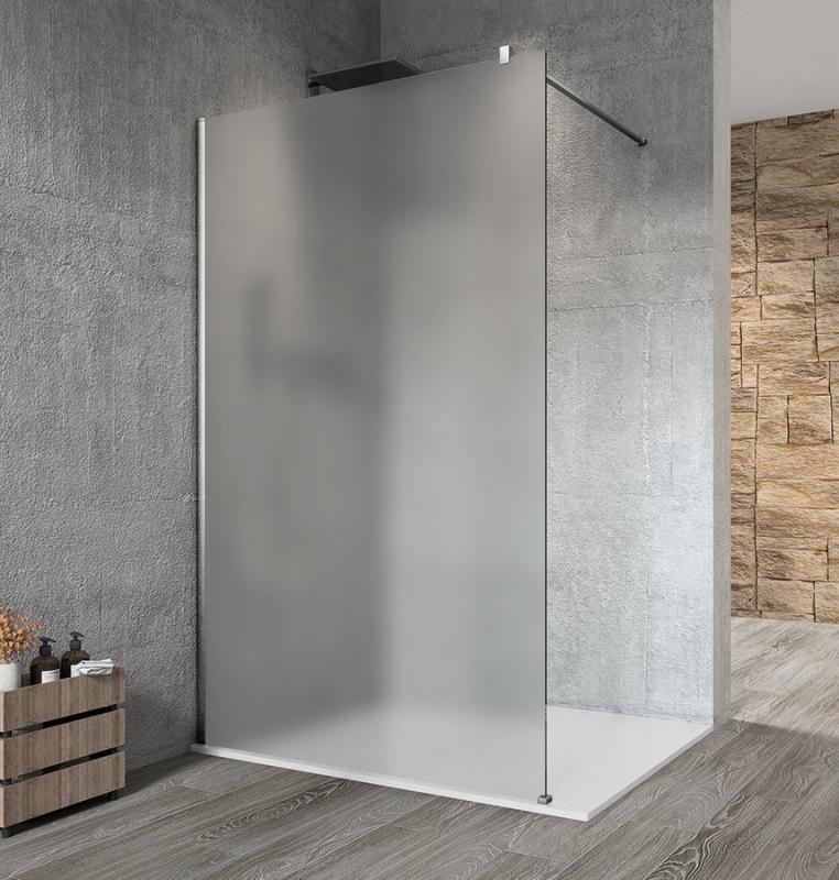 VARIO CHROME jednodílná sprchová zástěna k instalaci ke stěně, matné sklo, 700 mm (GX1470GX1010)
