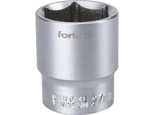 FORTUM 4700427 - hlavice nástrčná 1/2", 27mm, L 42mm