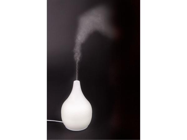 Nature7 569611 - aroma difuzér SNOWY - SNĚŽNÝ, osvěžovač a zvlhčovač vzduchu, mléčné sklo,
