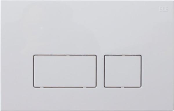 DUAL tlačítko hranaté pro nádržky 52TD0104E a 52AL0104E , bílá