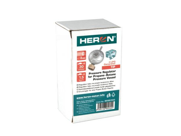 HERON 8898300 - regulátor tlaku, 30mbar (3kPa)