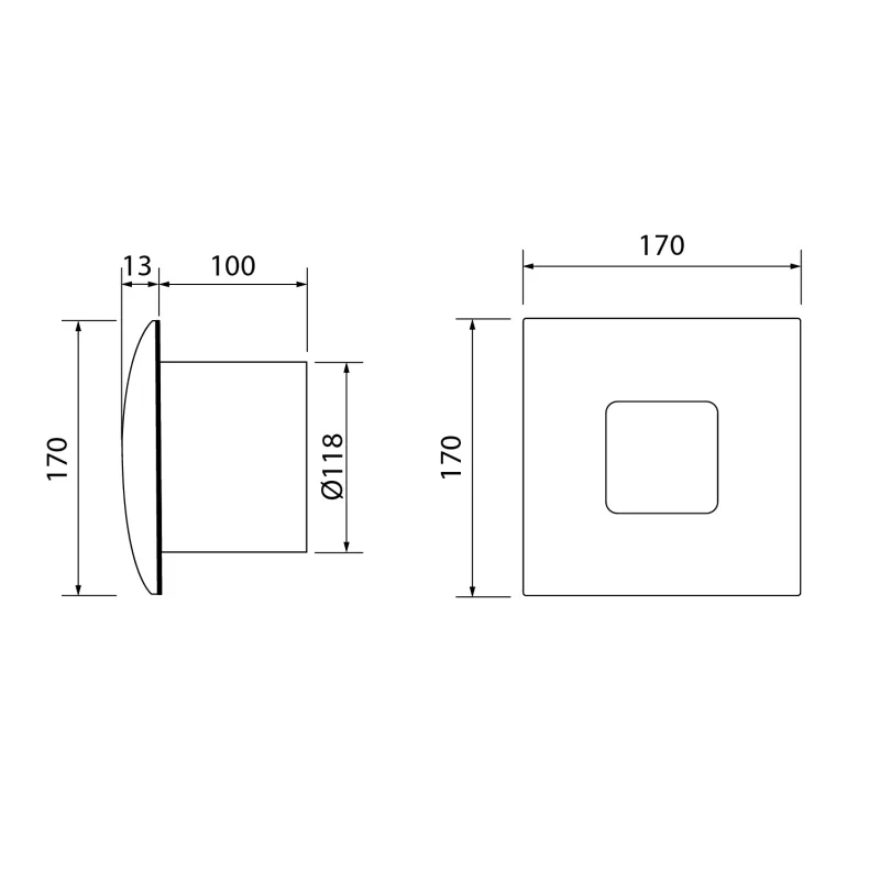 SILENTIS 12 koupelnový ventilátor axiální, 20W, potrubí 120mm, bílá 1