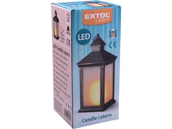 EXTOL LIGHT 43402 - lucerna LED s plamenem