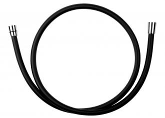 NOVASERVIS BLACK/150,5 - Sprchová hadice plastová, 150 cm černá