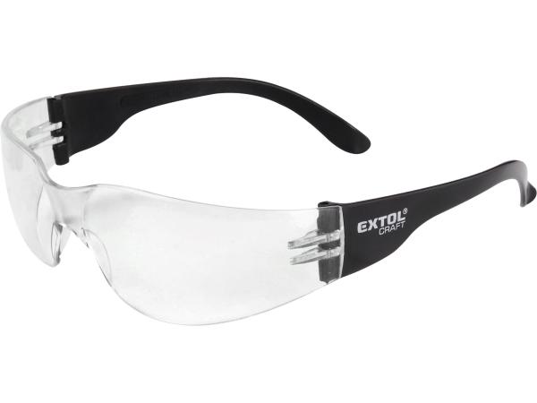 EXTOL CRAFT 97321 - brýle ochranné čiré, čiré, s UV filtrem