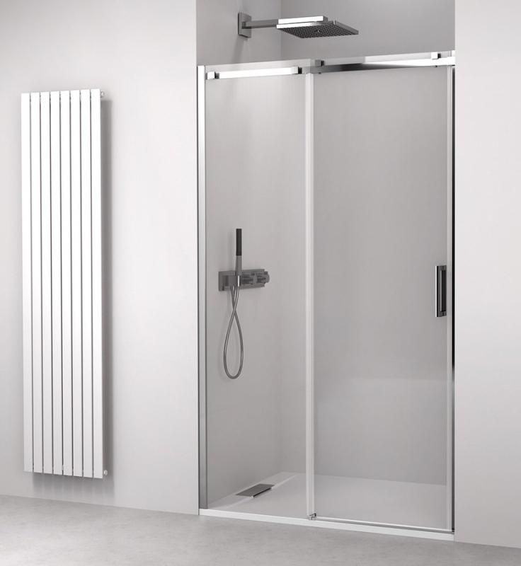 THRON LINE SQUARE sprchové dveře 1600 mm, hranaté pojezdy, čiré sklo