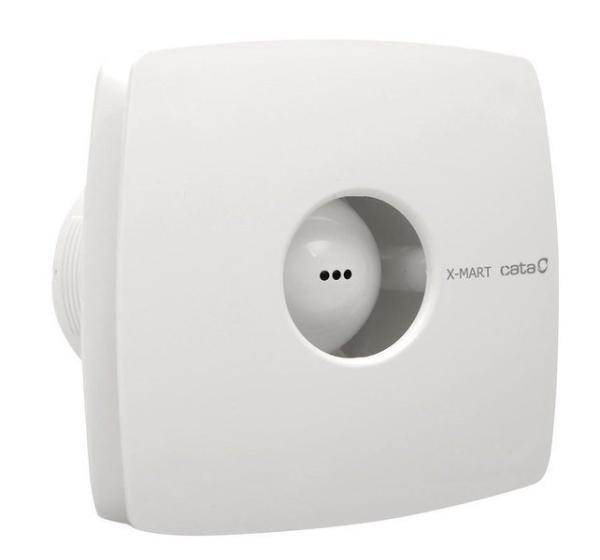 X-MART 12T koupelnový ventilátor axiální s časovačem, 20W, potrubí 120mm, bílá (01021000)