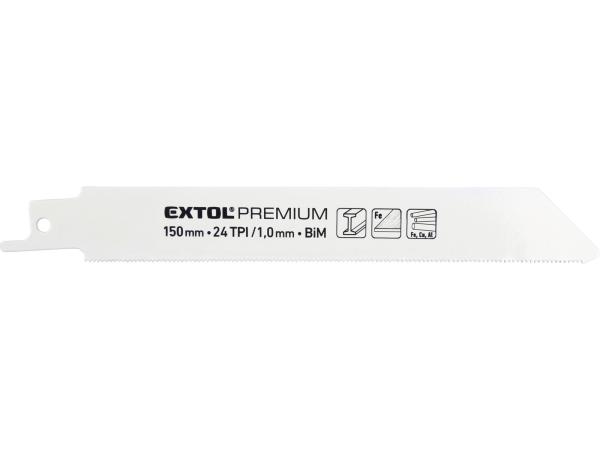 EXTOL PREMIUM 8806204 - plátky do pily ocasky 3ks, 150x19x0,9mm, Bi-metal