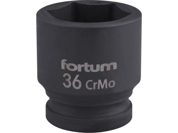 FORTUM 4703036 - hlavice nástrčná rázová 3/4", 36mm, L 57mm