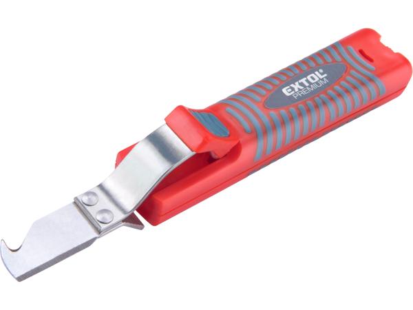 EXTOL PREMIUM 8831100-R - BEZ HÁČKU nůž na odizolování kabelů, 170mm