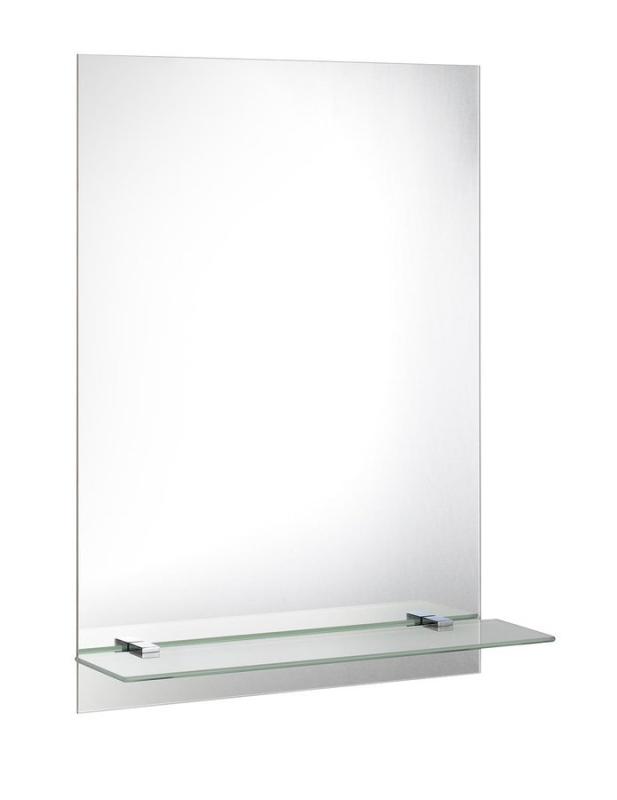 Zrcadlo 50x70cm, včetně závěsů, s otvory pro polici (22429)