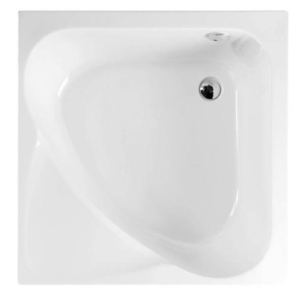 CARMEN hluboká sprchová vanička, čtverec 90x90x30cm, bílá (29611)